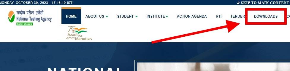CUET Question Paper Download Process