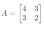 let A be a 2x2 matrix