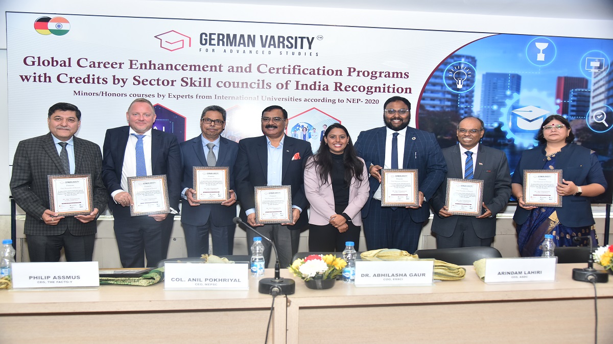 German Varsity's Nano Master Granted Joint Certification with Indian Sector Skill Councils