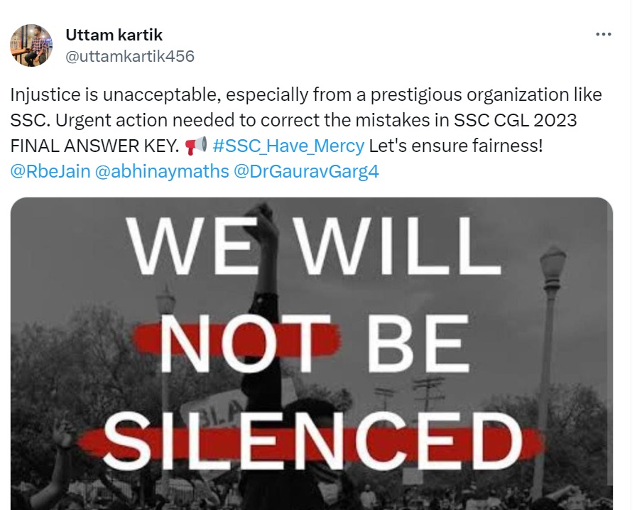 Students demand rechecking of SSC CGL Final Answer Key