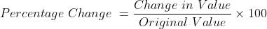 Percentage Change