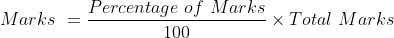 How to Calculate Marks from Percentage?