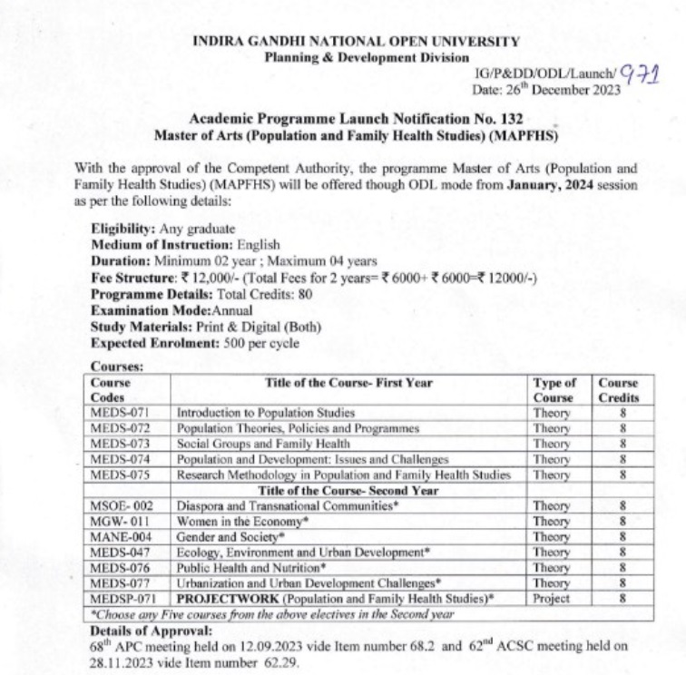 Master of Arts in Population and Family Health Studies