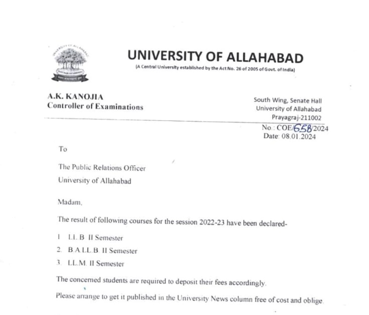 UOA Law Result 2023