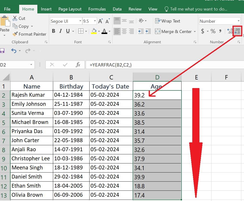 Calculate Age 4 Ways To Calculate Age In Microsoft Excel How To Calculate Age 4 Ways To Calculate Age In Microsoft Excel How To