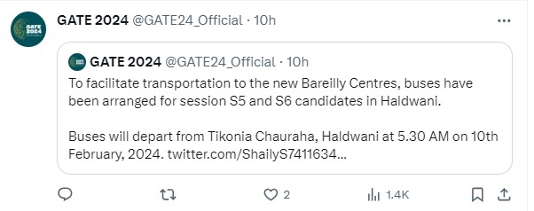 GATE-2024-Haldwani-Transport