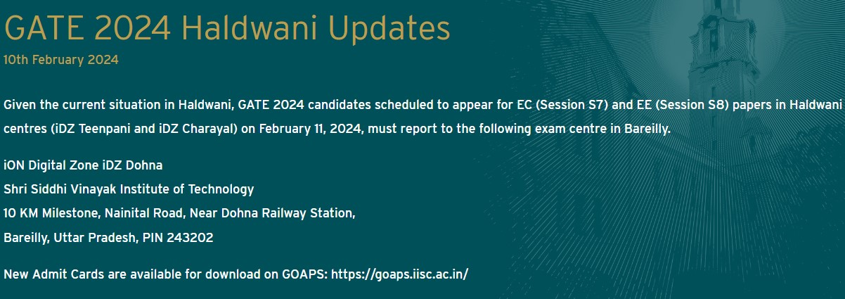 GATE-2024-Haldwani-Update-EE-EC-Paper