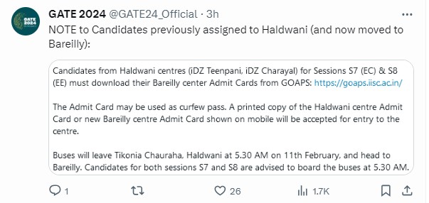 GATE-2024-Haldwani-Update
