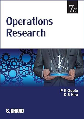Operations Research by pk gupta and ds hira