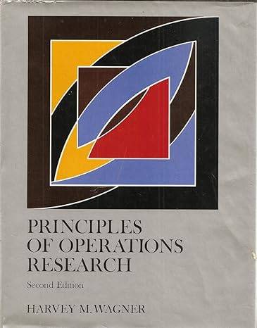 operations research by HM Wagner