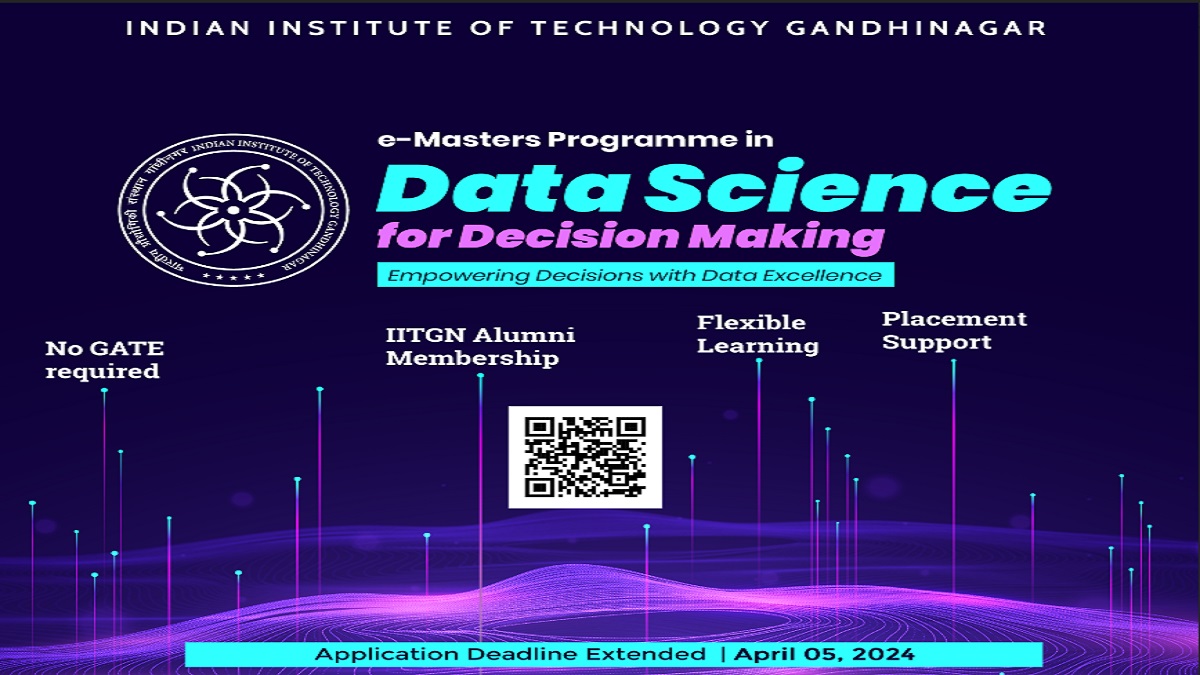 IIT Gandhinagar To Host Virtual Open House for the Data Science e-Masters Programme