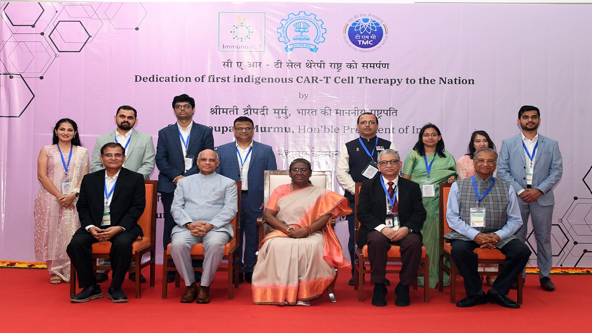 President Droupadi Murmu launches first home-grown gene therapy for cancer treatment at IIT Bombay