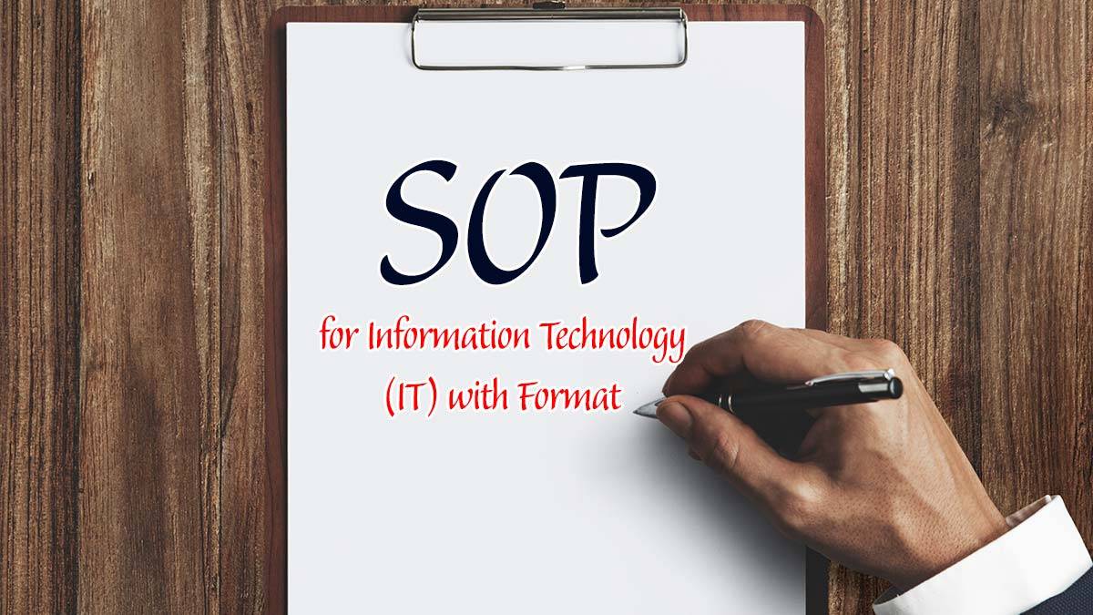 SOP for Information Technology (IT)