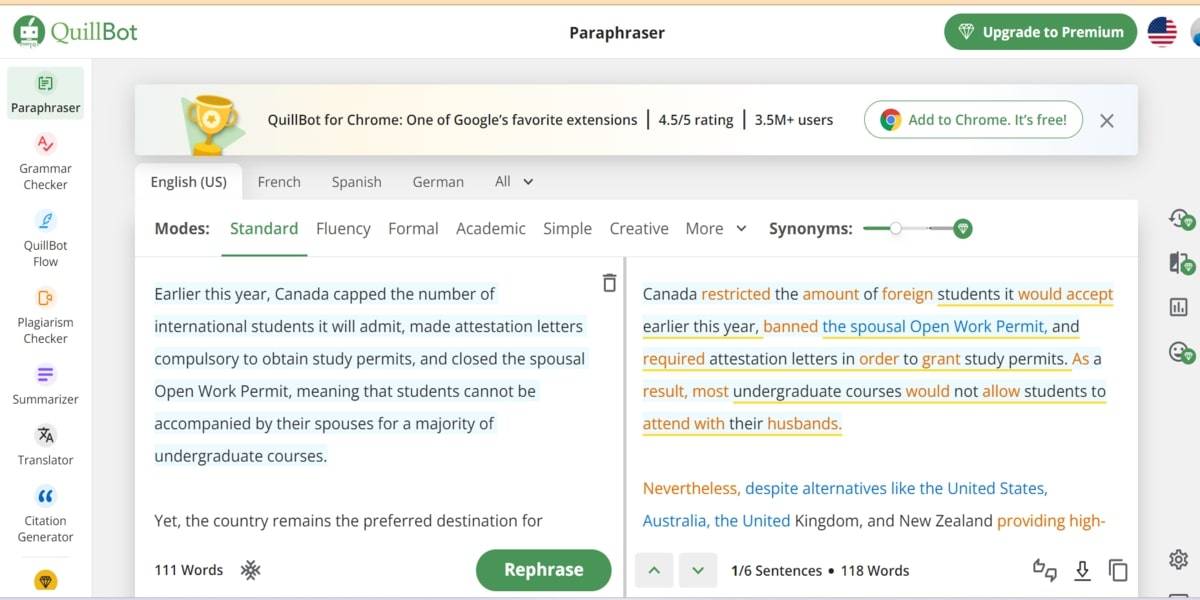 Best AI Tools for Students: Quilbot
