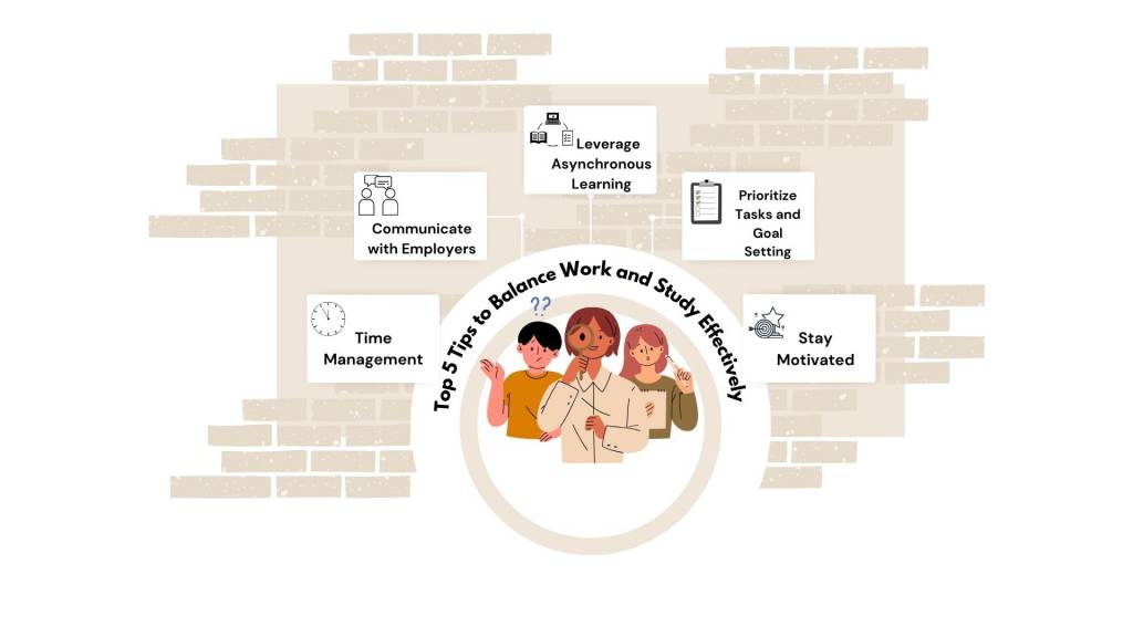 Tips to balance work and study