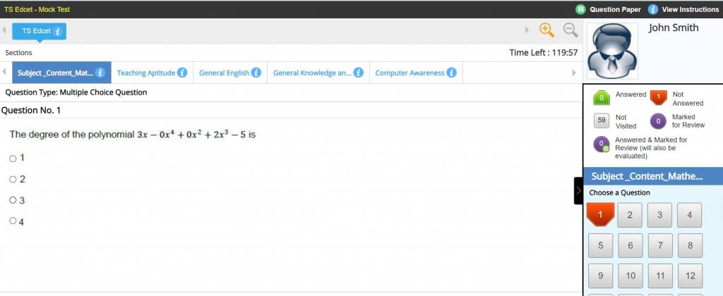 Start solving the questions and click on Submit.