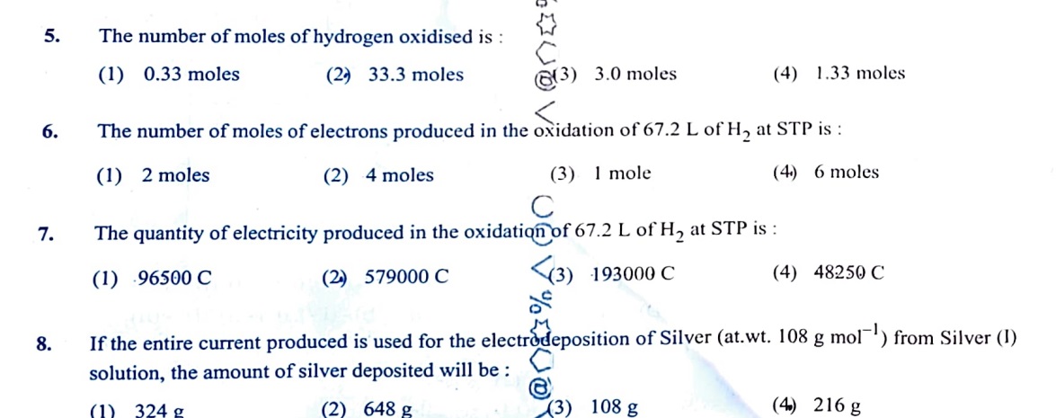 CUET Chemistry Questions 2024