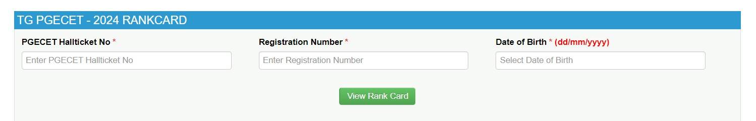 TS PGECET Result 2024