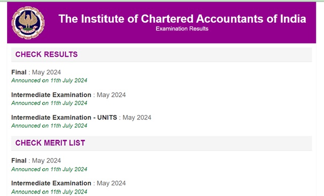 CA Results May 2024