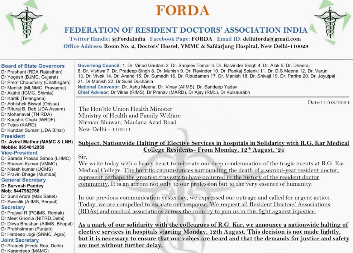 Medical Students on Strike