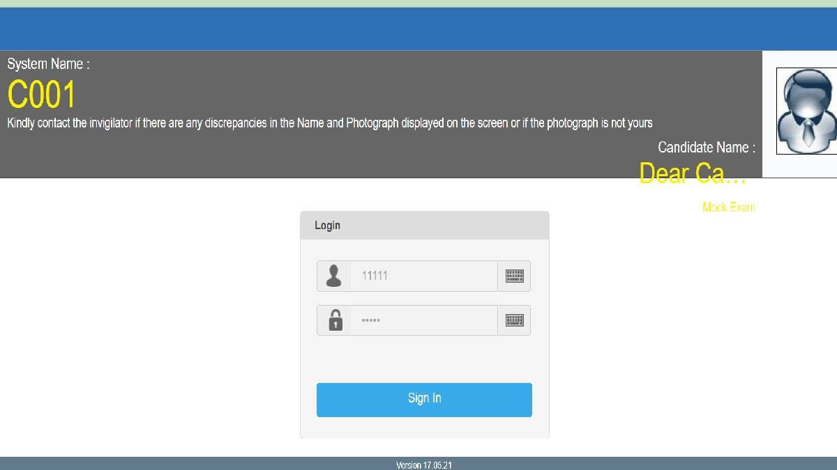 XAT mock test sign in