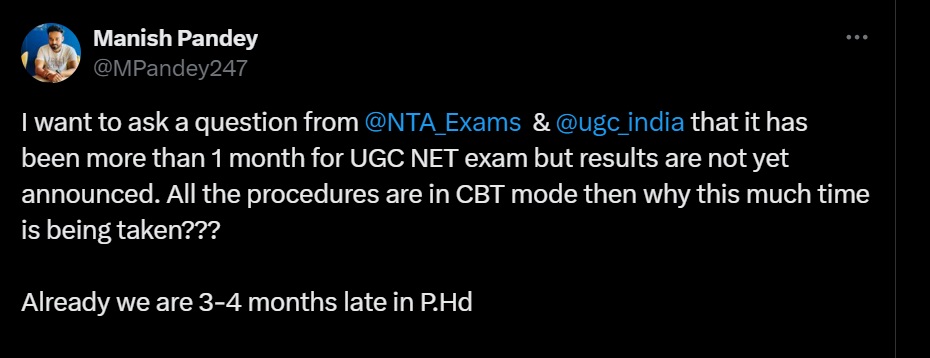 Aspirants Appeals NTA To Declare UGC NET Results
