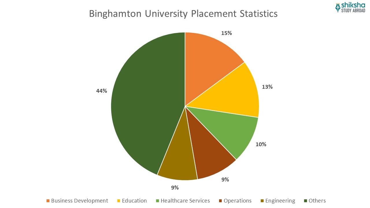 Binghamton University alumni data placement page