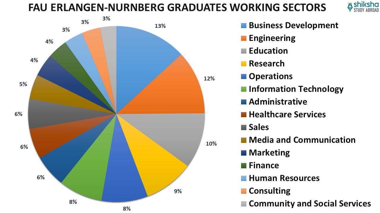 FAU ERLANGEN-NURNBERG GRADUATES WORKING SECTORS