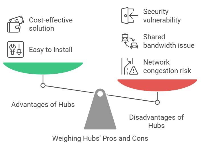 Advantages and Disadvantages of Hub