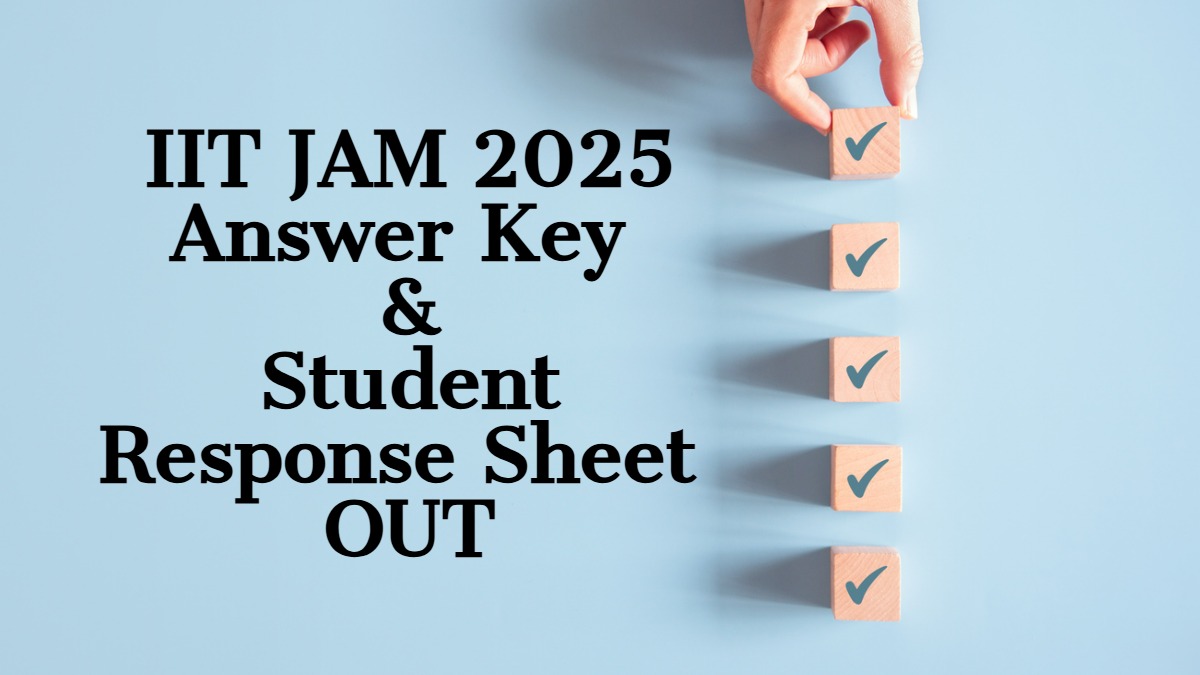 IIT JAM 2025 Answer Key Released