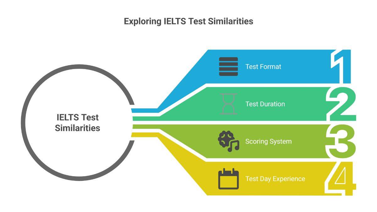 IELTS Academic vs IELTS General Training: Similarities
