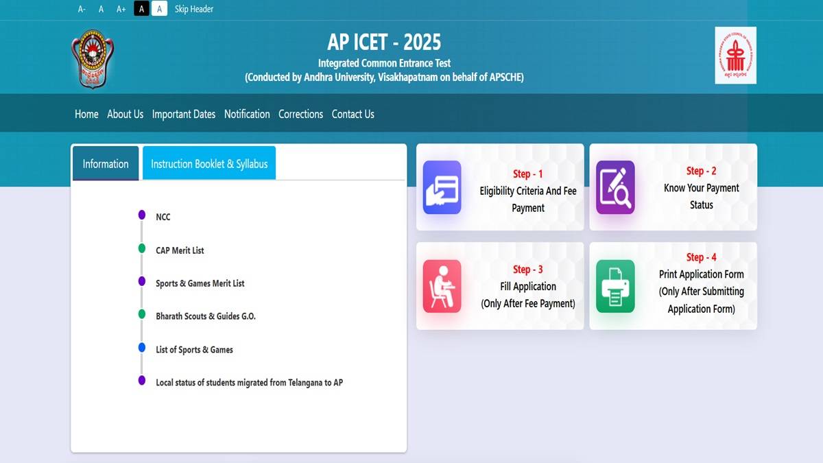 AP ICET Registration