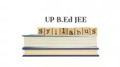 UP B.Ed JEE Syllabus 2026 - Section-