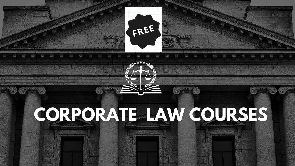 Free Online Corporate Law Courses