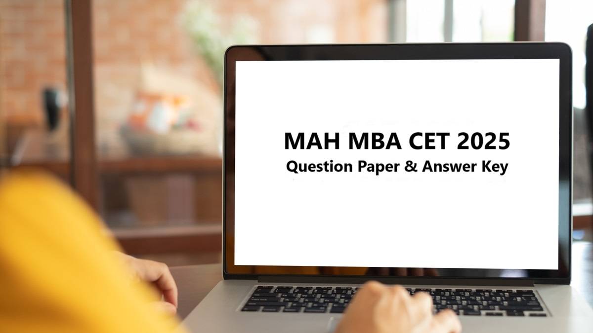 MBA CET 2025 Question Paper, Answer Key