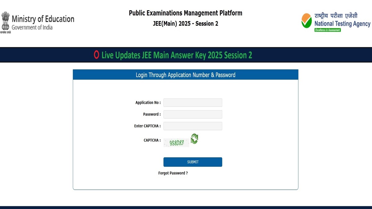 JEE-Main-Answer-Key-2025-Session-2-Live