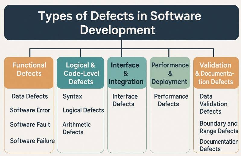 Types of Defects in Software Development