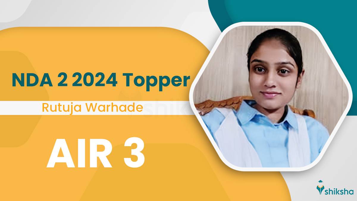 NDA Topper, Rutuja Warhade, AIR 3