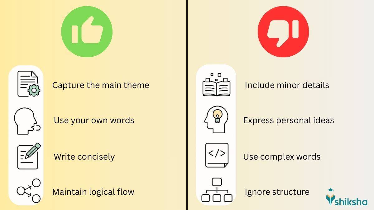 Precis Writing Do's and Don'ts