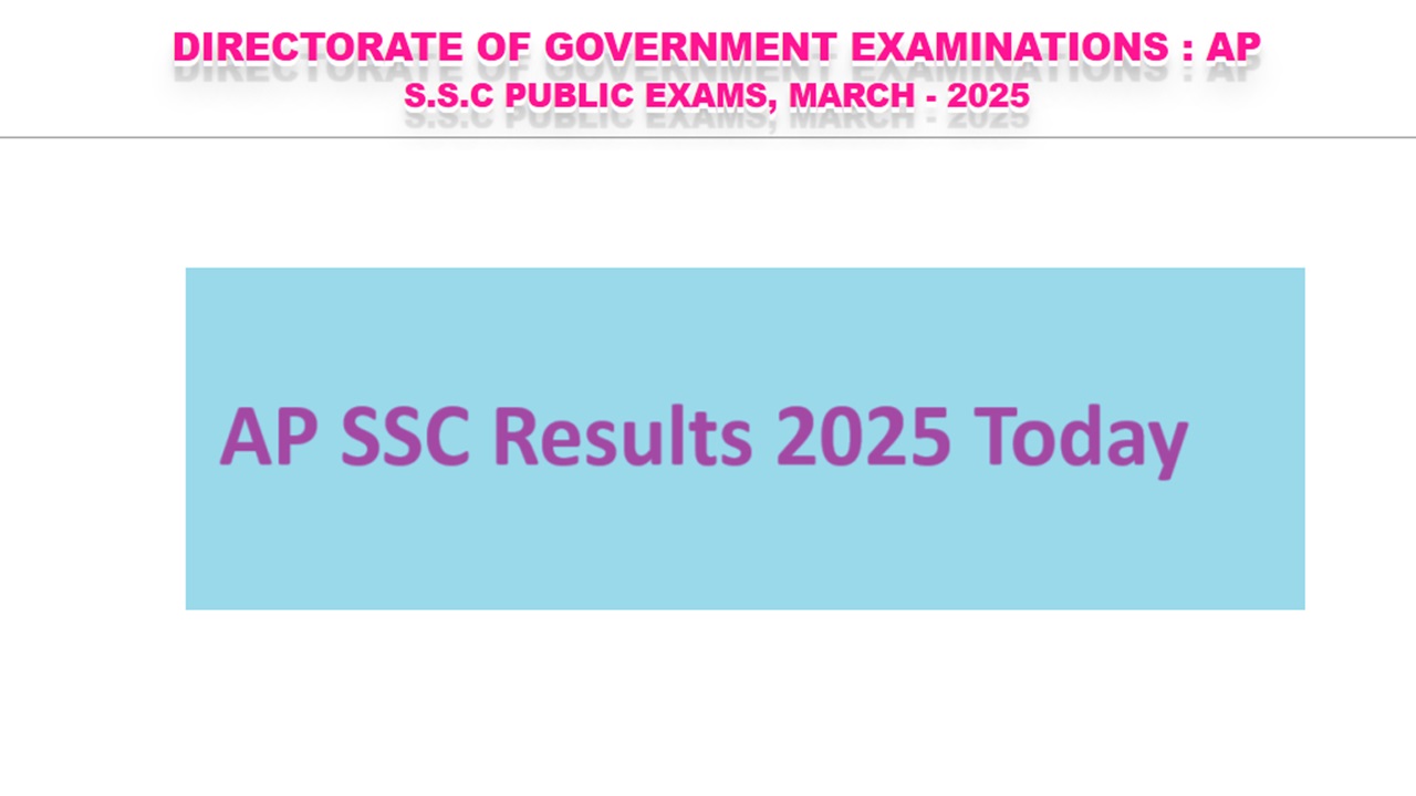 AP 10th Result 2025 Today