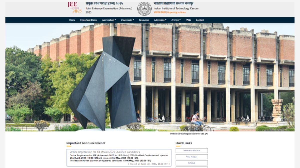JEE Advanced 2025 Registration Last Date