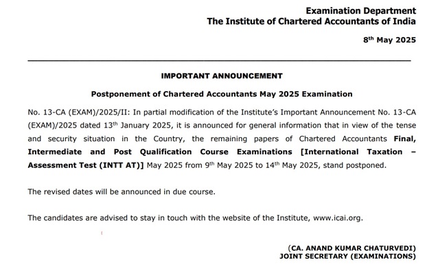 ICAI Notice