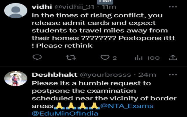 CUET 2025 Delay Request