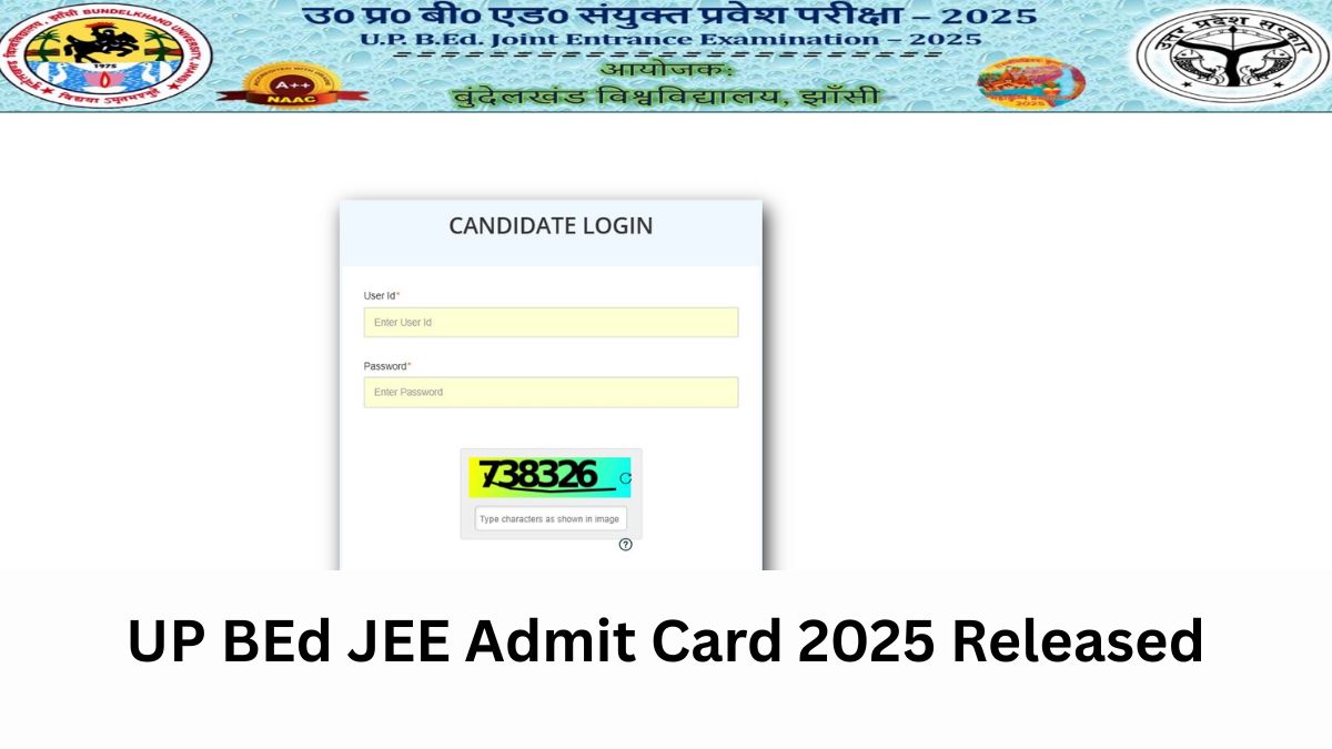 UP BEd JEE Admit Card 2025 Released: Check here to Download
