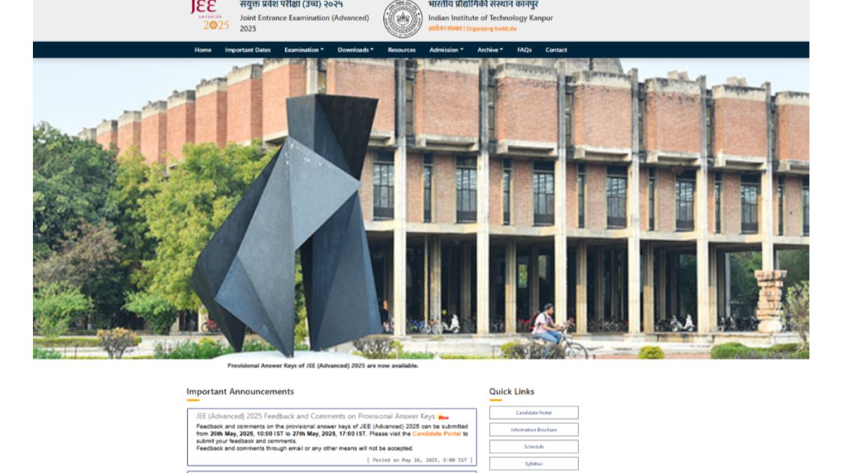 JEE Advanced 2025 Answer Key