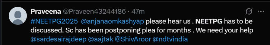 NEET PG 2025 SC Hearing