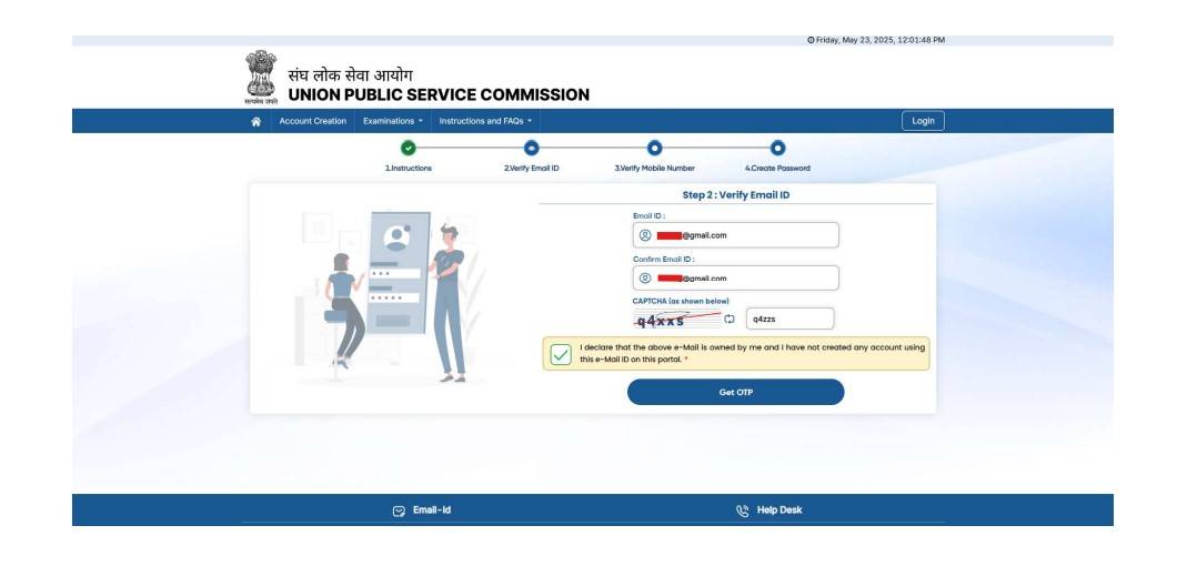 NDA Account Creation