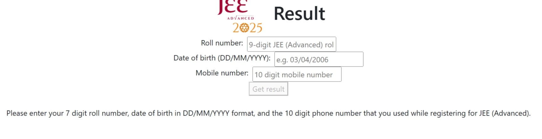 JEE Advanced 2025 Result (OUT) Live: Scorecard Link at jeeadv.ac.in
