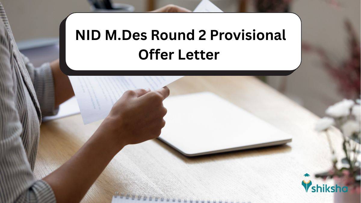 NID Offer Letter M.Des Round 2