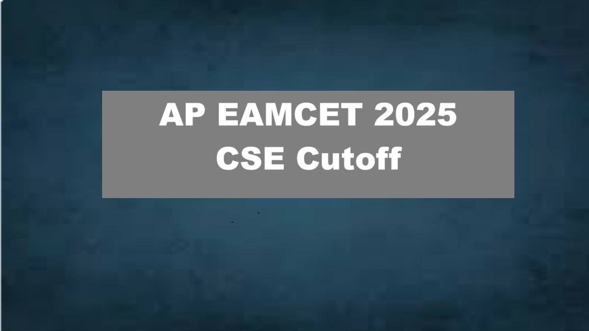 AP EAMCET 2025 Cutoff CSE